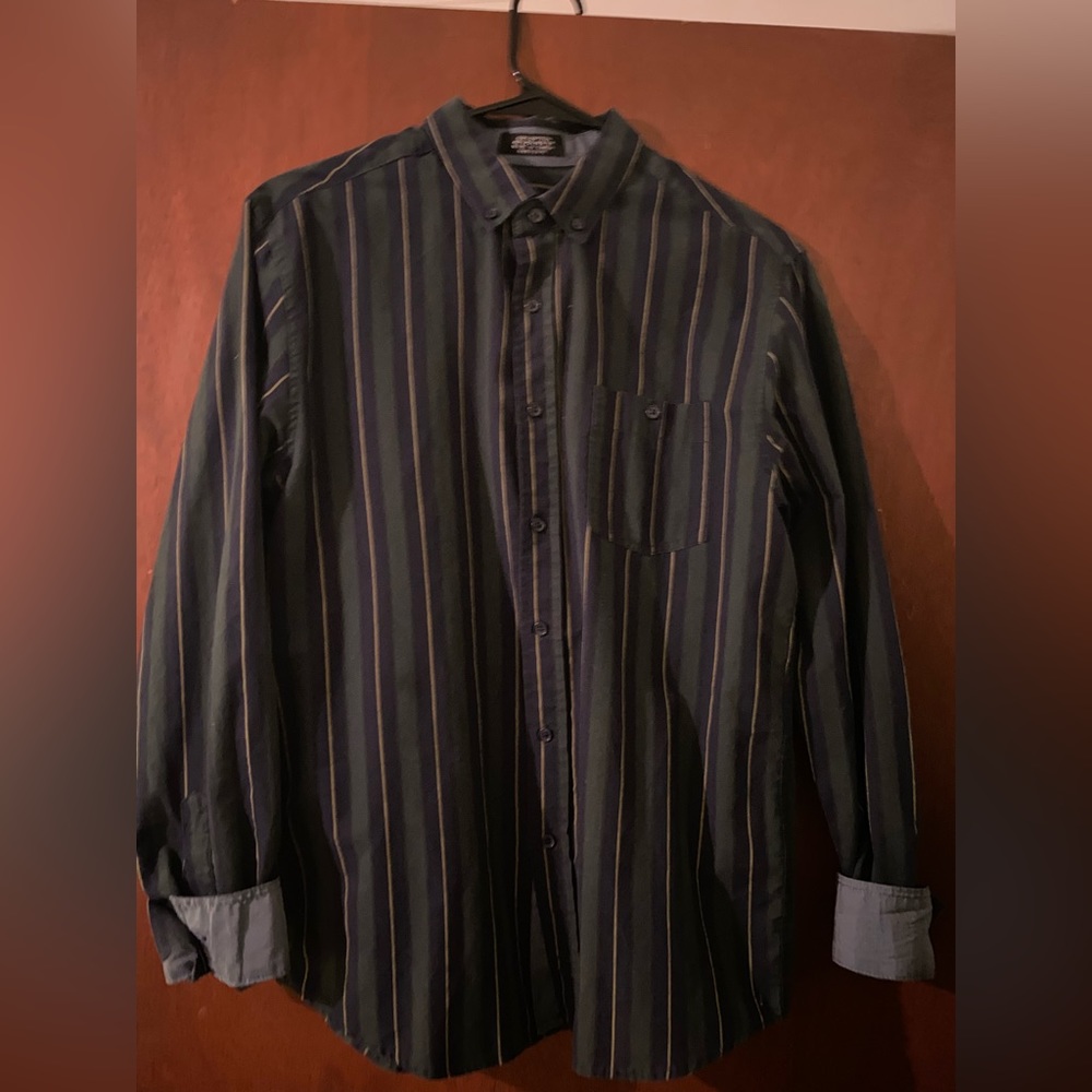 Eighty Eight Mens Button Down Shirt Medium
